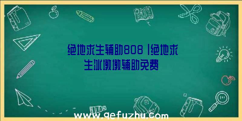 「绝地求生辅助808」|绝地求生冰墩墩辅助免费